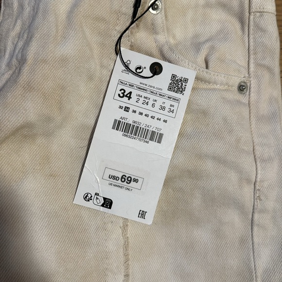 NWT Zara Flared Jeans - Picture 5 of 6